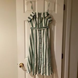 Midi summer button up dress